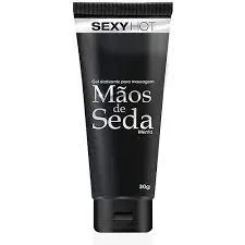 Gel Deslizante para Massagem e Masturbação Mãos de Seda com Aroma de Menta 3gr