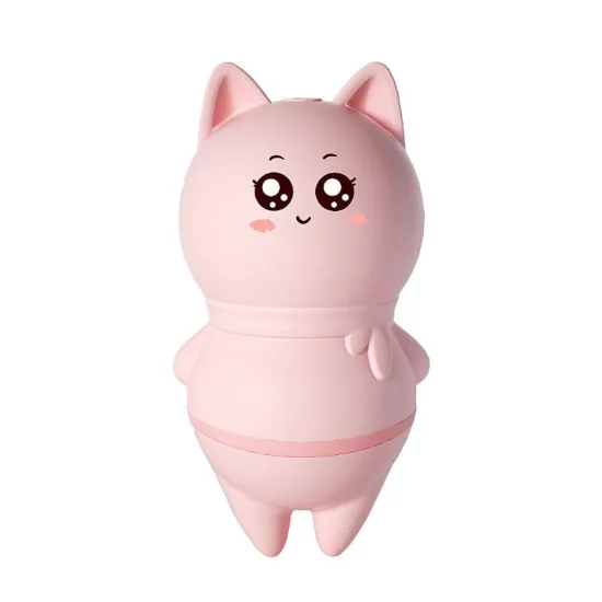 Funny Cat Estimulador de Clitóris em Formato de Gato com 10 Modos de Vibração e Língua Vai e Vem 8,5 x 4 cm