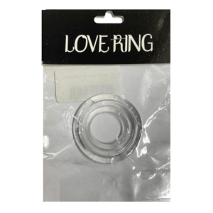 Conjunto com 3 Aneis Retardadores em TPE Transparente de Tamanhos Diferentes Love Ring Sexy Fantasy