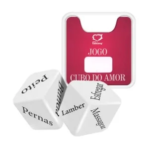 Dado Jogo Cubo do Amor com 2 Unidades Sexy Fantasy