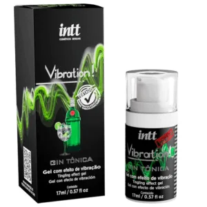 Gel Excitante com Efeito de Vibração Extra Forte Sabor Gin Tônica Vibration Intt 17g