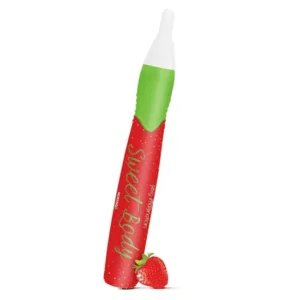 Caneta Com Calda Comestível Morango Sweet Body Sexy Fantasy 25g.