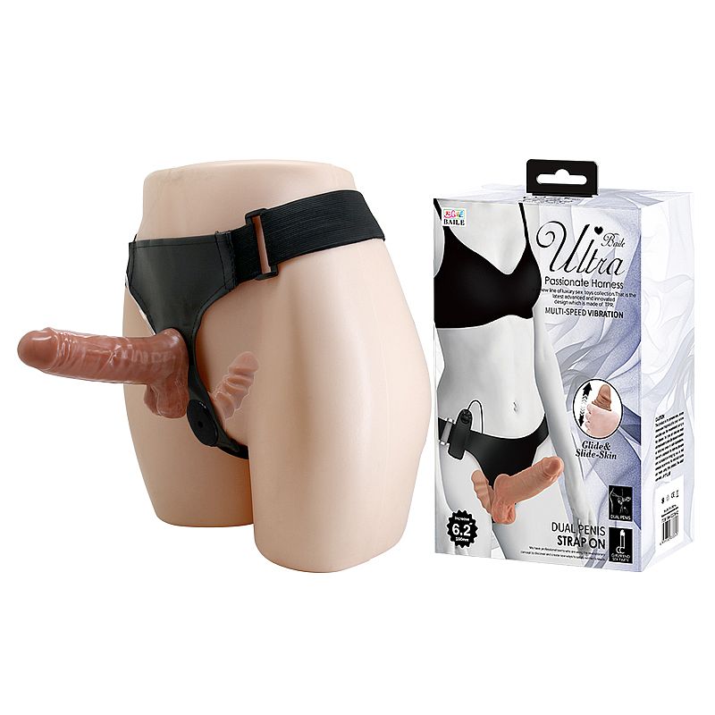 Cinta Peniana com estimulador de Ponto G e Vibro 16,0 X 4,0 cm – Baile