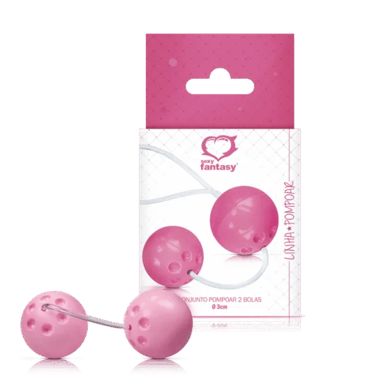 Conjunto de 02 Bolas Pompoar com Peso - Sexy fantasy