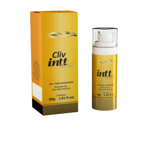 Gel para Sexo Anal 4 em 1 com Lubrificante Extra Forte Cliv Intt  