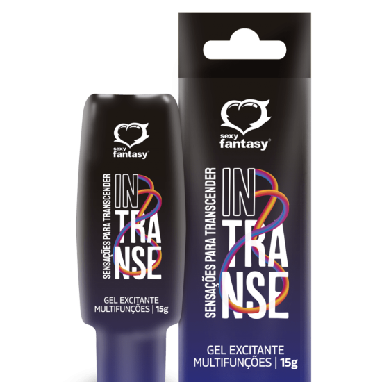 Gel Excitante Multifunções com Sensações para Transcender Unissex Intranse Sexy Fantasy 15g
