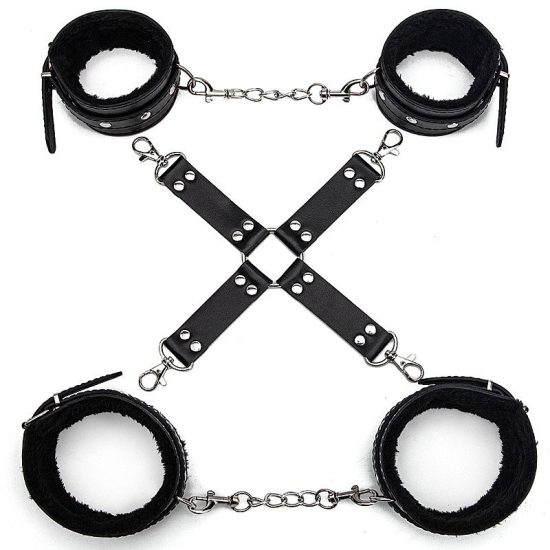 Kit Sado Algemas Para Pulsos e Tornozelos SI.