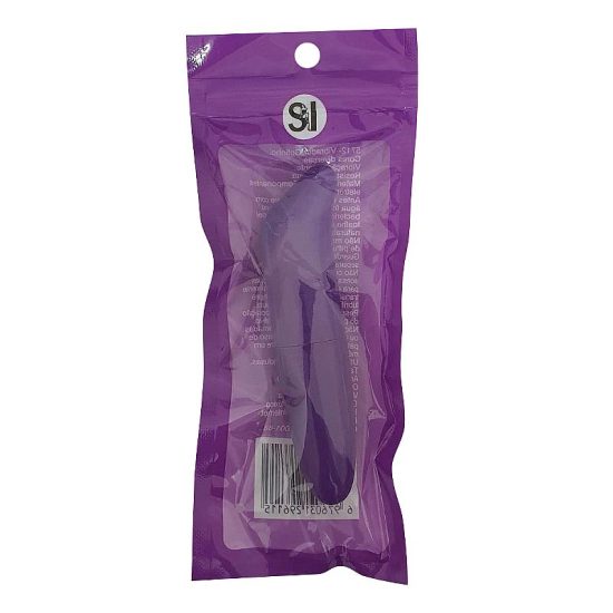 Vibrador Ponto G com Vibração Única Liso na Cor Roxo Golfinho Sexy Import 8 x 3 cm