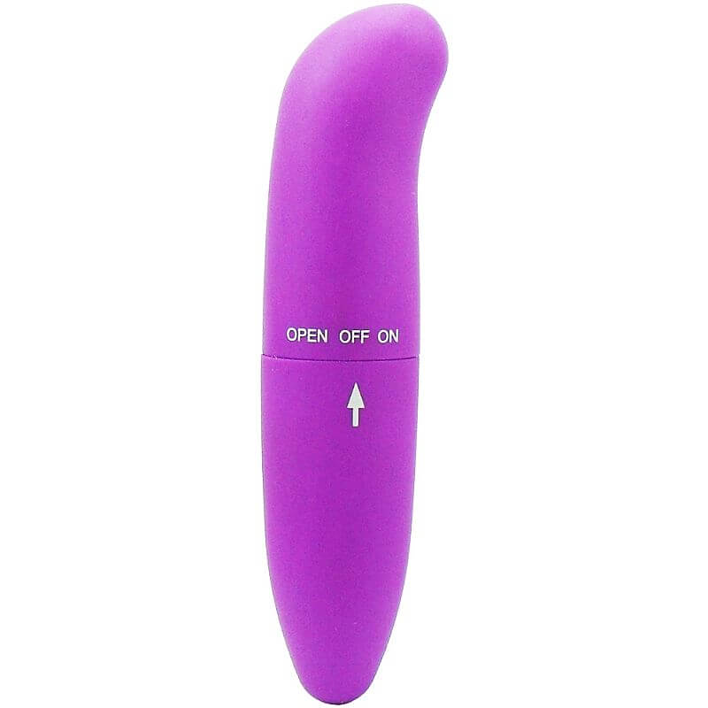 Vibrador Ponto G Pequeno Liso Roxo G-Spot Mini 13 x 2 cm