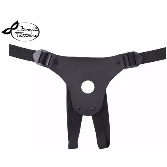 Cinta Peniana Reforçada em Couro Sintético com Regulagem e 1 furo Veste Até XGG Brasil fetiche