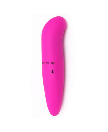 Vibrador Ponto G Pequeno Liso Rosa G-Spot Mini 13 x 2 cm