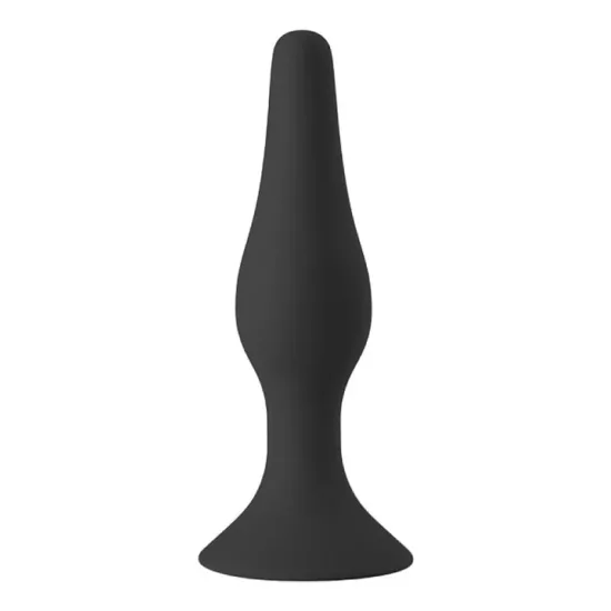 Plug Anal Cônico em Silicone com Ventosa - Tamanho G 16.0x3.9 - SI