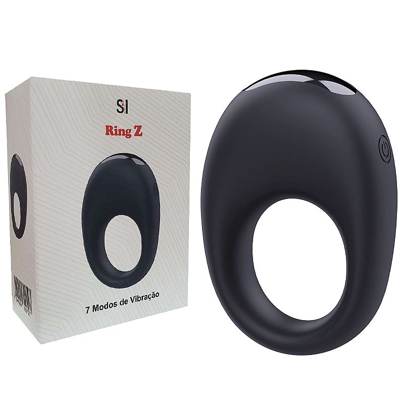 Anel Peniano com Vibrador – Estimulador de clitóris e 7 Modos De Vibração Ring Z – SI