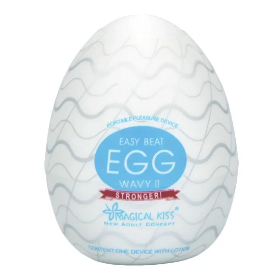 Masturbador em Formato de Ovo Egg Wavy II  Stronger Magical Kiss
