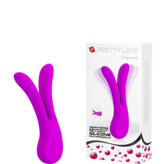 Vibrador Recarregável Ponta Dupla Pretty Love Ulysses 16,1 x 5 cm
