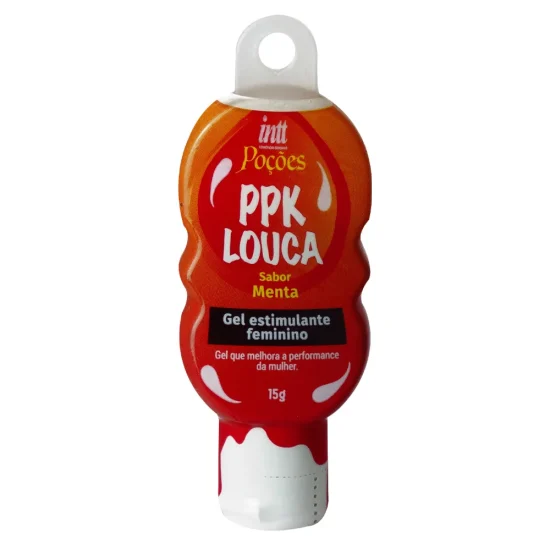 Gel Estimulante Feminino Sabor Menta PPK Louca Intt Poções 15g