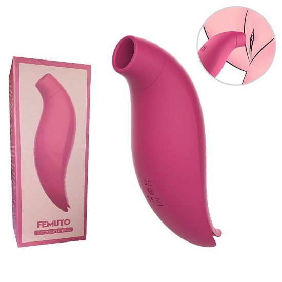 Vibrador de Clitóris com Pulsação - Recarregável - Femuto - S-Hande - rosa 
