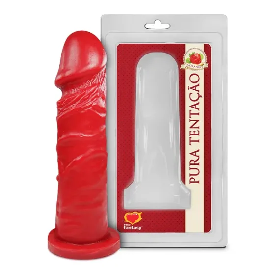 Protese Aromética Sem Vibro Aroma Morango - 15,3cm x 4cm
