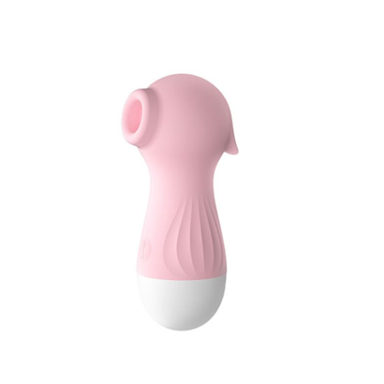 Pocotó vibrador em formato de cavalo marinho com 10 modos de pulsação na cor rosa – Sexy Import