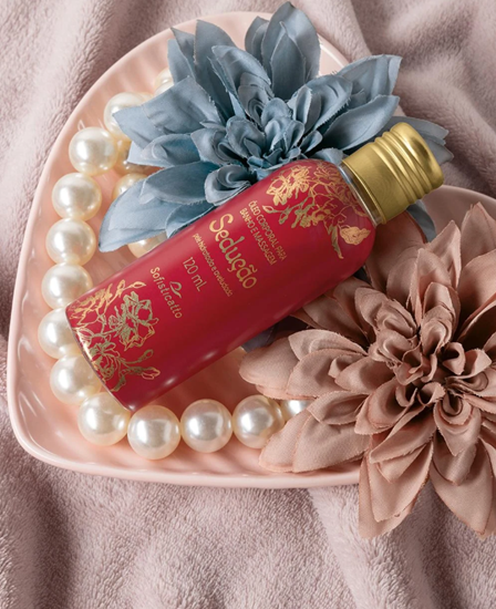 Óleo para banho e massagem corporal sensual - Sedução 120ml
