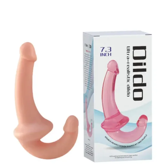 Penetrador strapless com plug vaginal – DILDO ULTRA-REALISTIC 