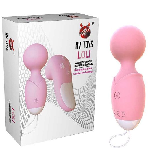 Vibrador massageador duplo - bullet Loli 10 intensas vibrações na cor rosa