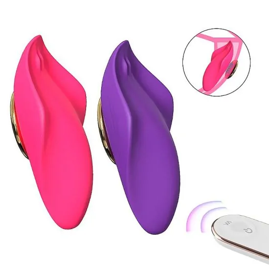 Vibrador de calcinha com 9 modos de vibração na cor roxa - Magical Forest-RCT - S-Hande