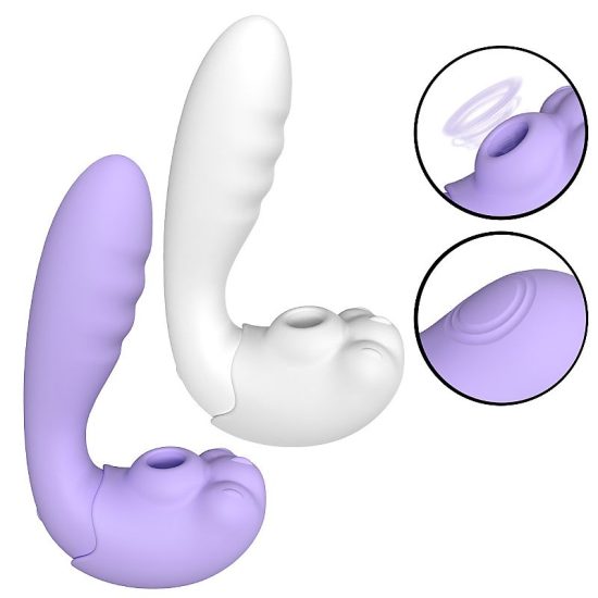 Vibrador de Ponto G e clitóris com Pulsação / Tapping - Kitty - S-Hande