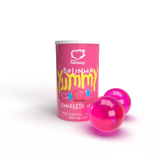 Bolinha Yummy Chiclete Hot Sexy Fantasy 2g