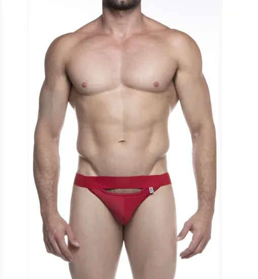 Jockstrap Suplex Vermelho com Abertura Frontal – Conforto, Estilo e Funcionalidade | SD Clothing