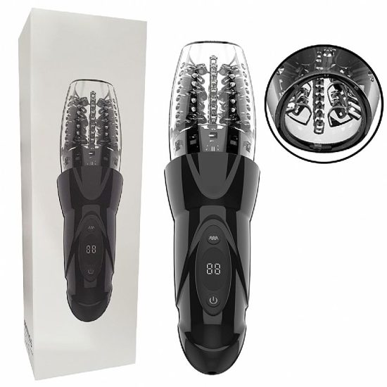 Masturbador Lanterna Para Glande com Rotação / Vai e Vem – Delta VI –  possui 8 modos de vai e vem 10 modos de vibração e 8 modos de rotação.