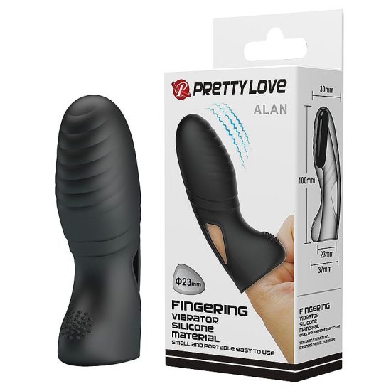 Dedeira Vibratória Alan Pretty Love em Silicone