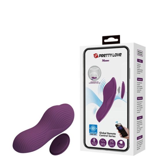 Vibrador Recarregável para Calcinha com Ímã e Controle via Aplicativo à Distância – PRETTY LOVE MANE