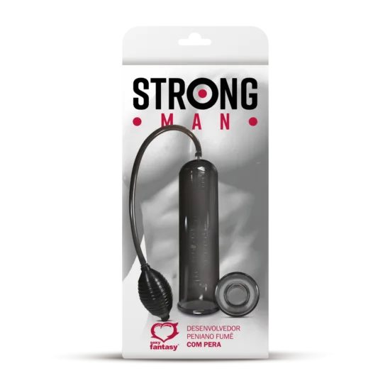 Bomba Peniana Strong Man Manual Fumê com Pera