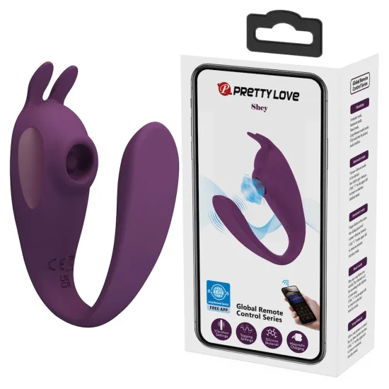 Vibrador para Casal com 10 Modos de Vibração e 10 modos de pulsação,com Controle via Aplicativo - Shey - PRETTY LOVE