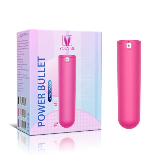Power Bullet Recarregável com 10 Modos de Vibração – YOUVIBE