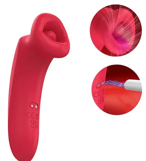 Sugador em formato de boca com 10 modos de vibração e 10 modos de sucção - Loli - YOUVIBE