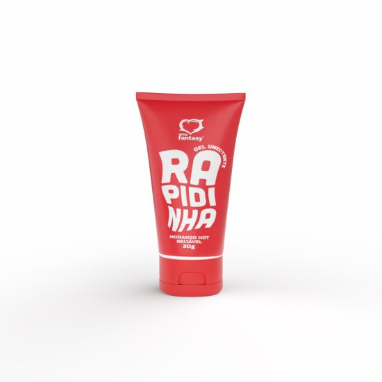 Gel Umectante Lubrificante Rapidinha Morango Hot 30g