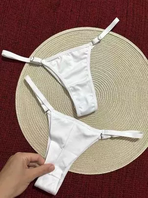 Calcinha String Fio Duplo Lisa Carla - Ana Lingerie