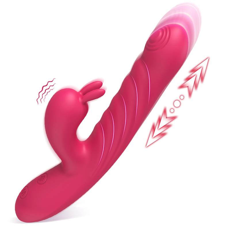 Vibrador Rabbit – Sobe e desce – Recarga USB