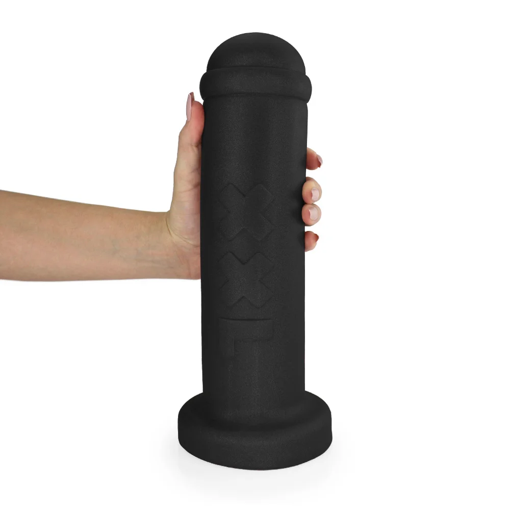Plug Anal Gigante XXL – PVC Flexível 31 x 8cm Preto