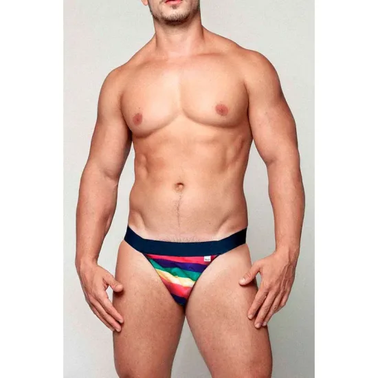 Jock Strap Basica em Suplex Arco Iris - SD CLOTHING