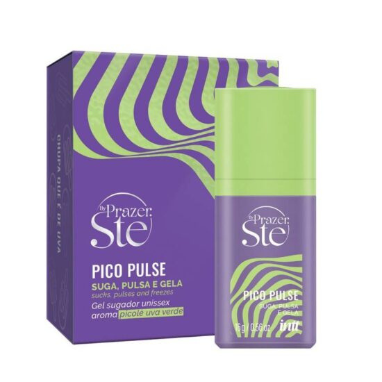 Pico Pulse Sabor Uva verde Sugador Líquido Que Gela E Pulsa By Ste Intt