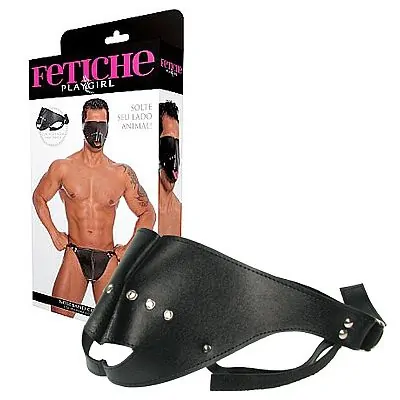 Noseband com Venda (Focinheira com Tapa-Olhos) Fetiche Playgirl