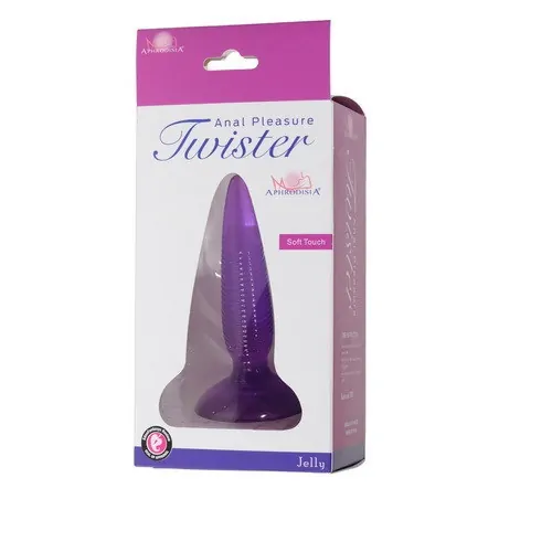Plug Anal em Jelly Aphrodisia Anal Pleasure Twister