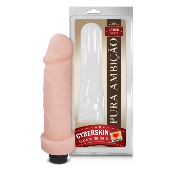 Pênis em Cyberskin com Glande Saliente 19 x 4,3 Cm