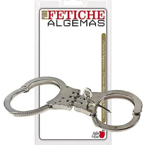 Algema em Metal Puro Fetiche Algemas Adão e Eva
