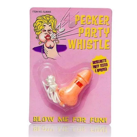 Apito em Formato de Pênis Pecker Party Whistle