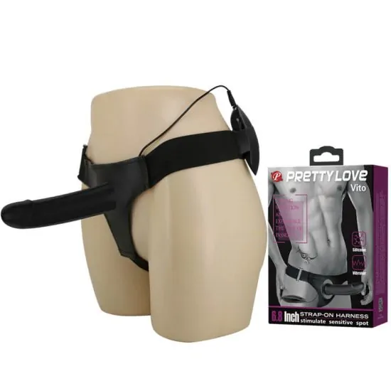 Capa Peniana com Cinta e Vibro Pretty Love Vito 17 x 4 cm