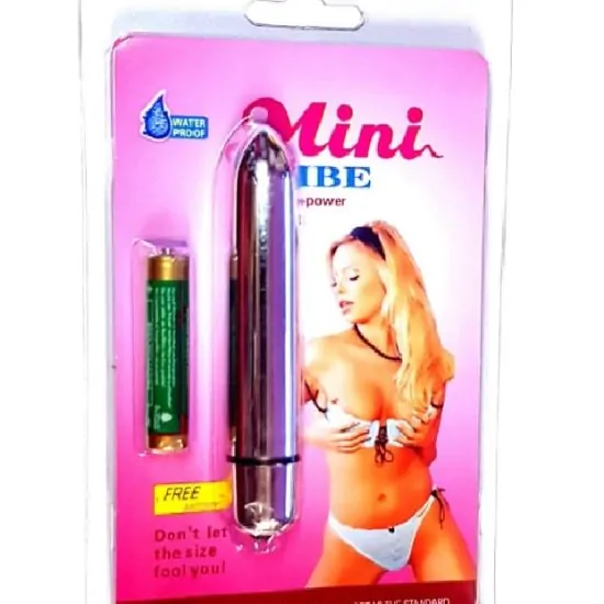 Cápsula Mini Vibe a Pilha Com 10 Modos de Vibração